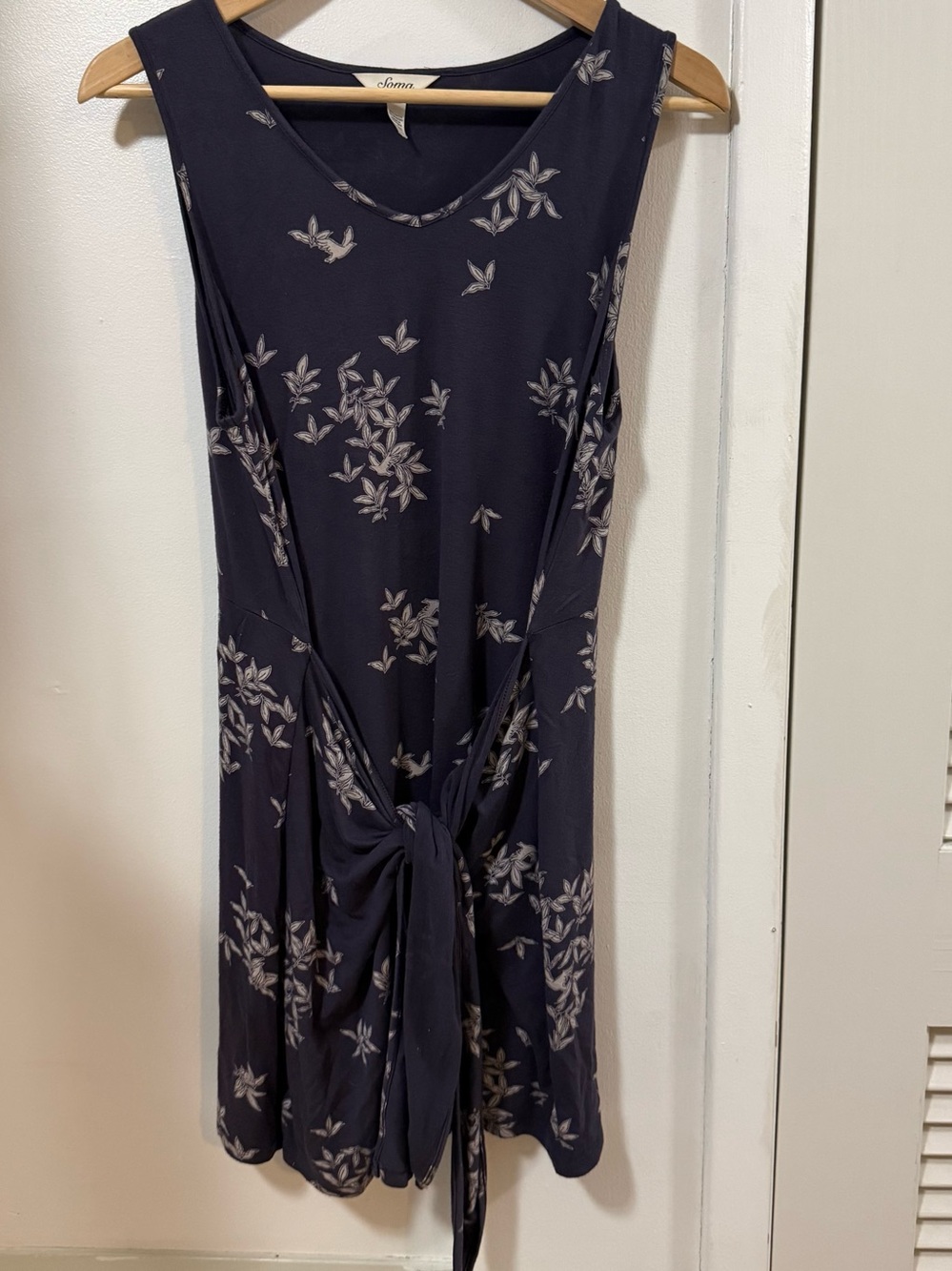 Soma mini floral wrap dress